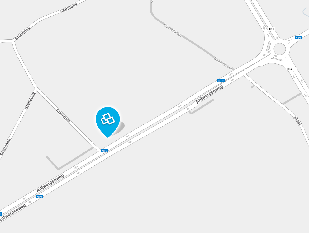 Routekaart naar Van Calster Geel