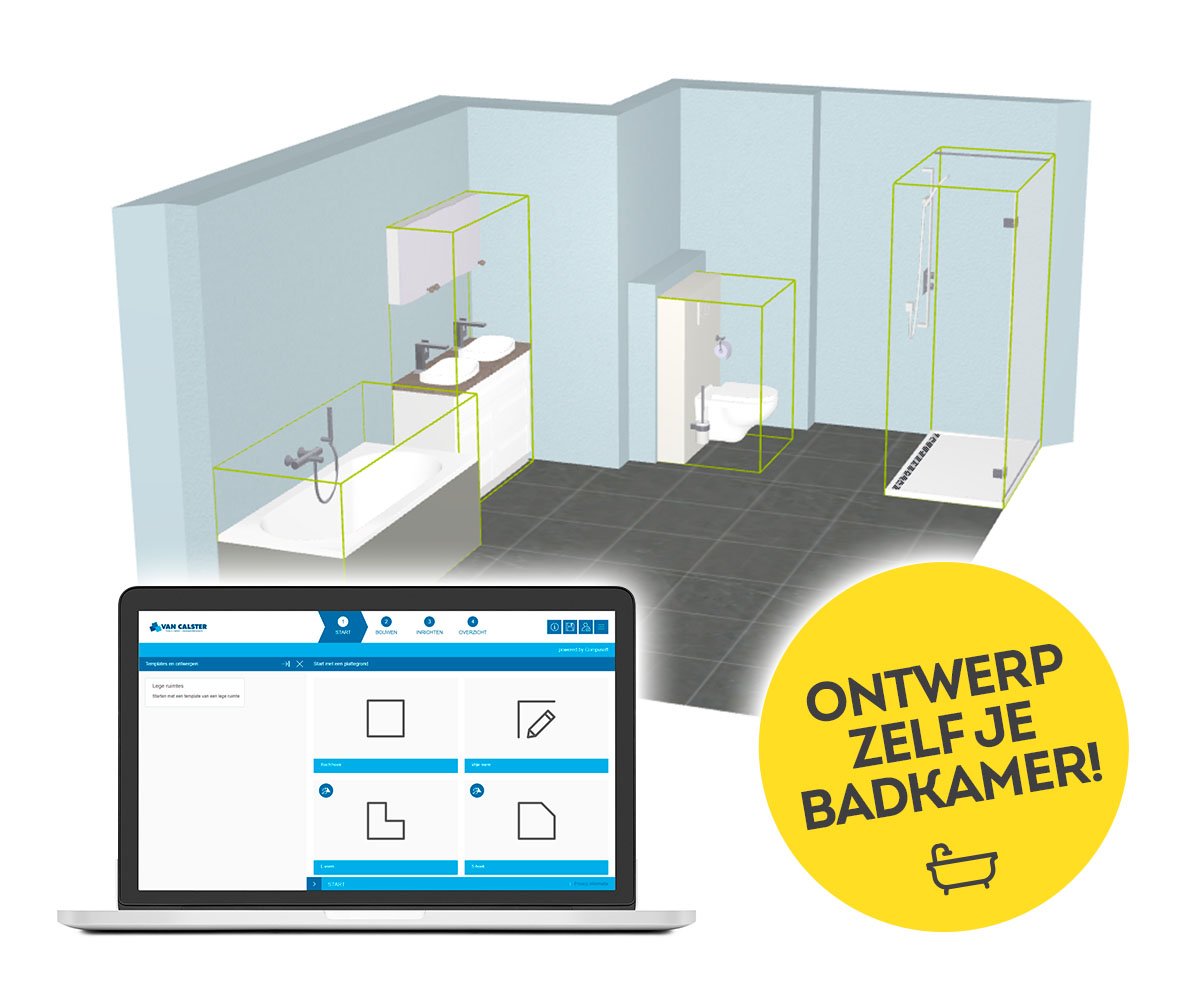 Ontwerp zelf je badkamer