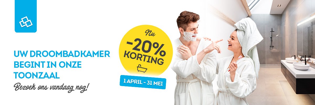-20% op uw badkamerrenovatie