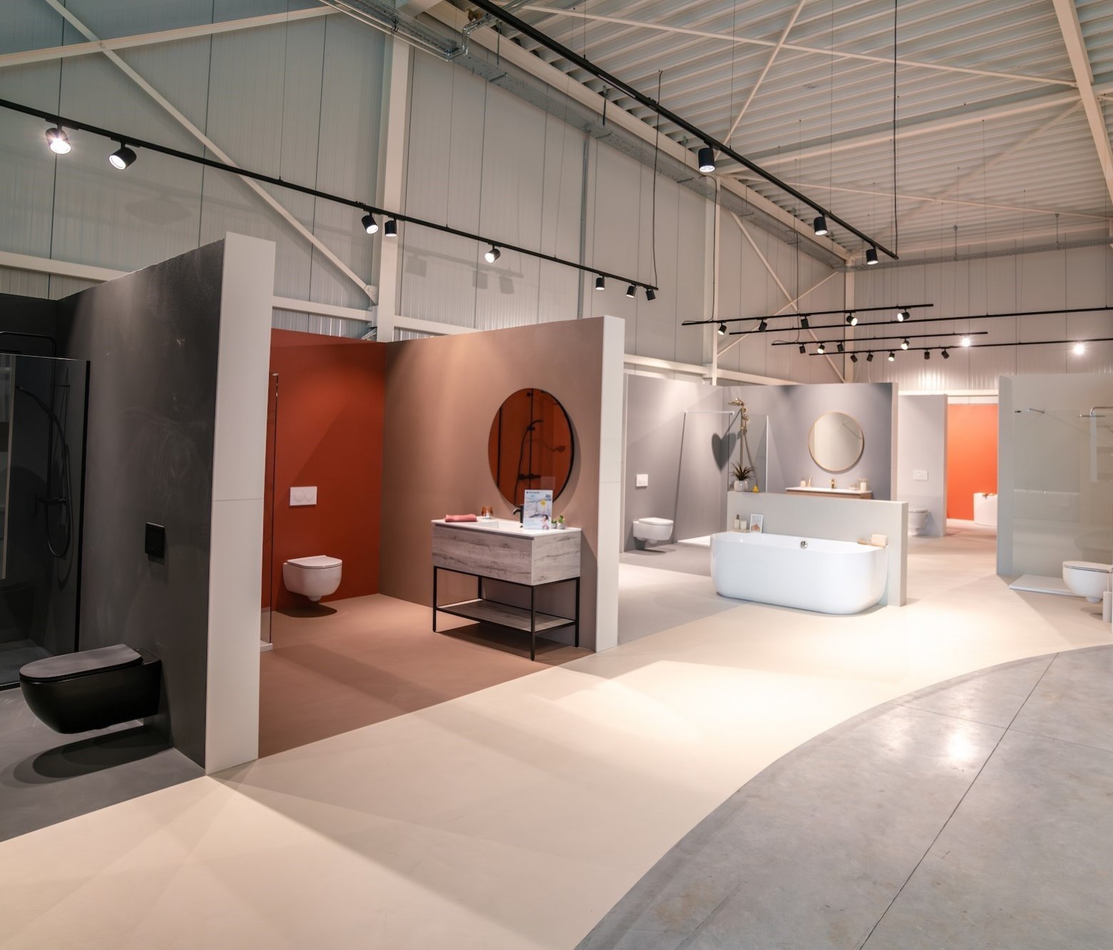 Van Calster toonzaal met badkamerconcepten