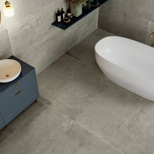 XXL Tegels - Boardwalk Argento - Argento - 120x120 cm
