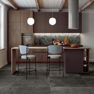 XXL Tegels - Boardwalk Argento - Argento - 120x120 cm