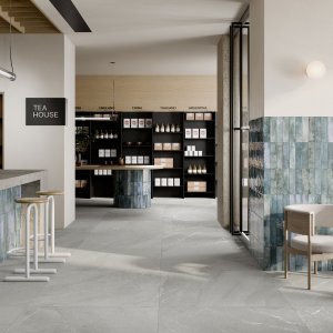 Keramische Terrastegel - TerraSlate Dark Rett. - Dark - 100x100x2 cm