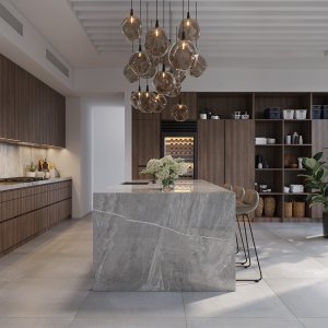 Keramische Terrastegel - Beton Lime - Lime - 60x60x2 cm