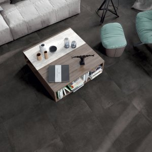 Keramische Tegel - Vesuvio Dark Rett. - Dark - 60x60 cm