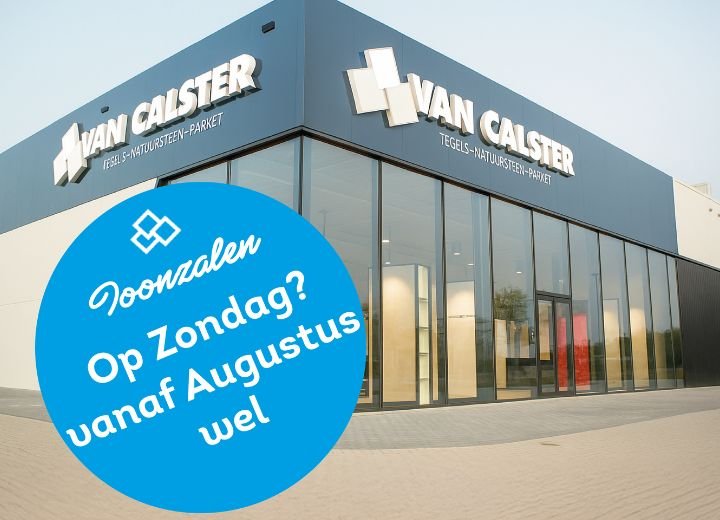 Toonzalen op zondag? Vanaf augustus wel!