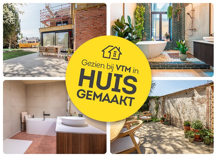 Van Calster tegels - gespot bij VTM in Huis Gemaakt
