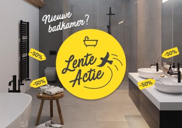 Renoveer je badkamer en krijg al je sanitair aan ‘den helft’