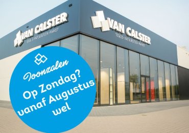 Toonzalen op zondag? Vanaf augustus wel!